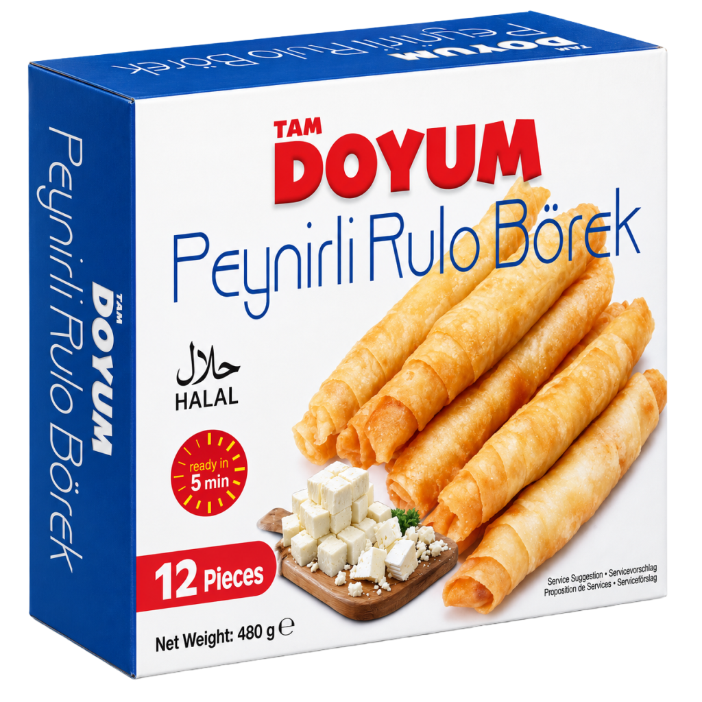 Doyum Peynirli Rulo Börek