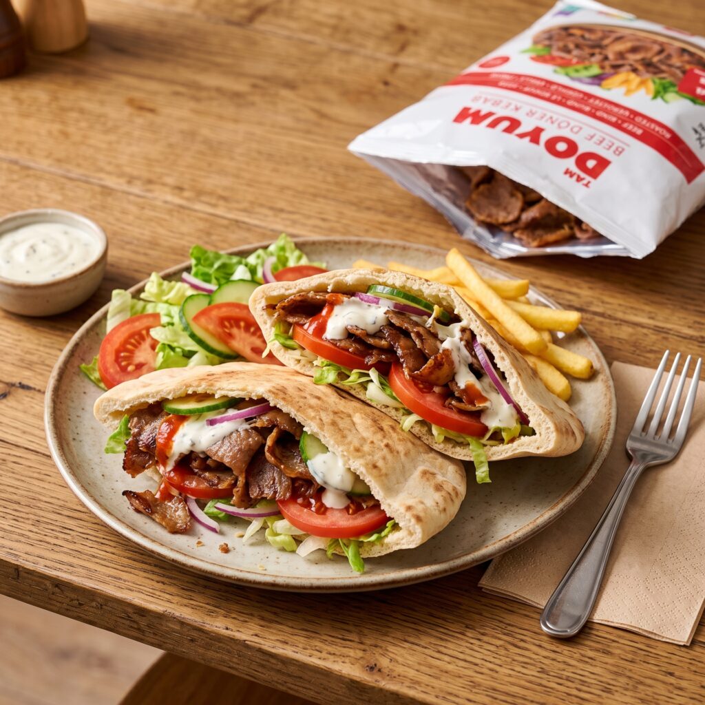 Doyum Döner met Pitabrood